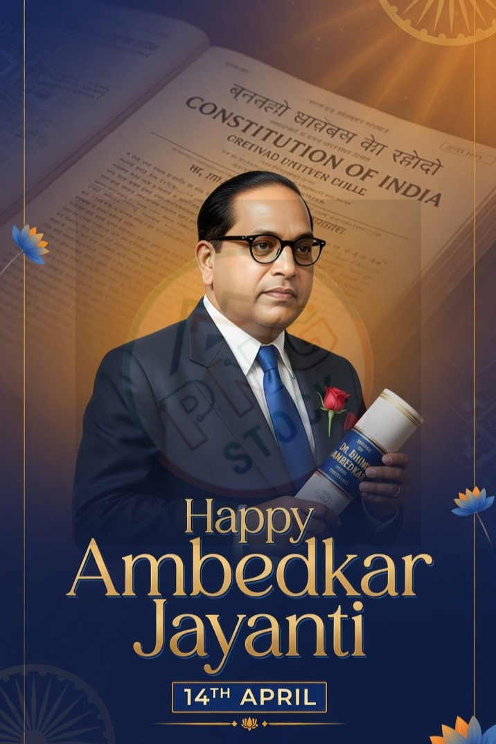 Premium Ambedkar Jayanti Post with Dr Bhimrao Ambedkar Portrait - download (27) cropped