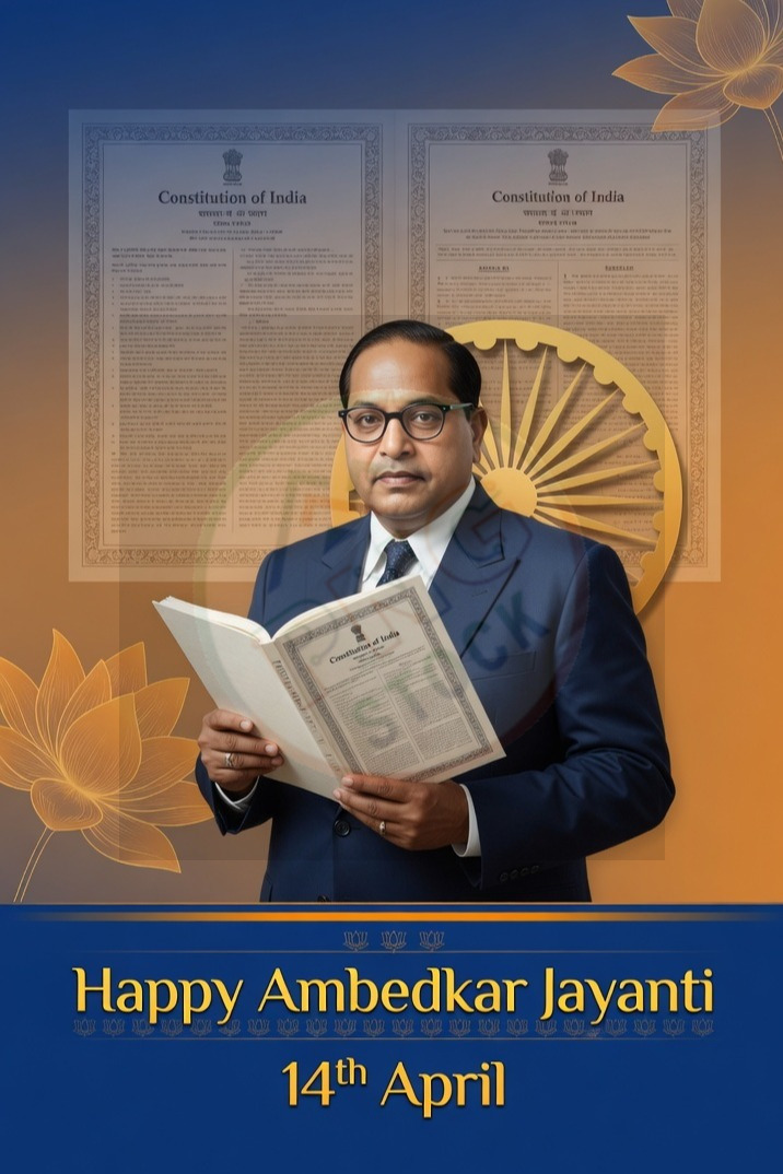 Premium Ambedkar Jayanti Post with Dr Bhimrao Ambedkar Portrait - download (30) cropped