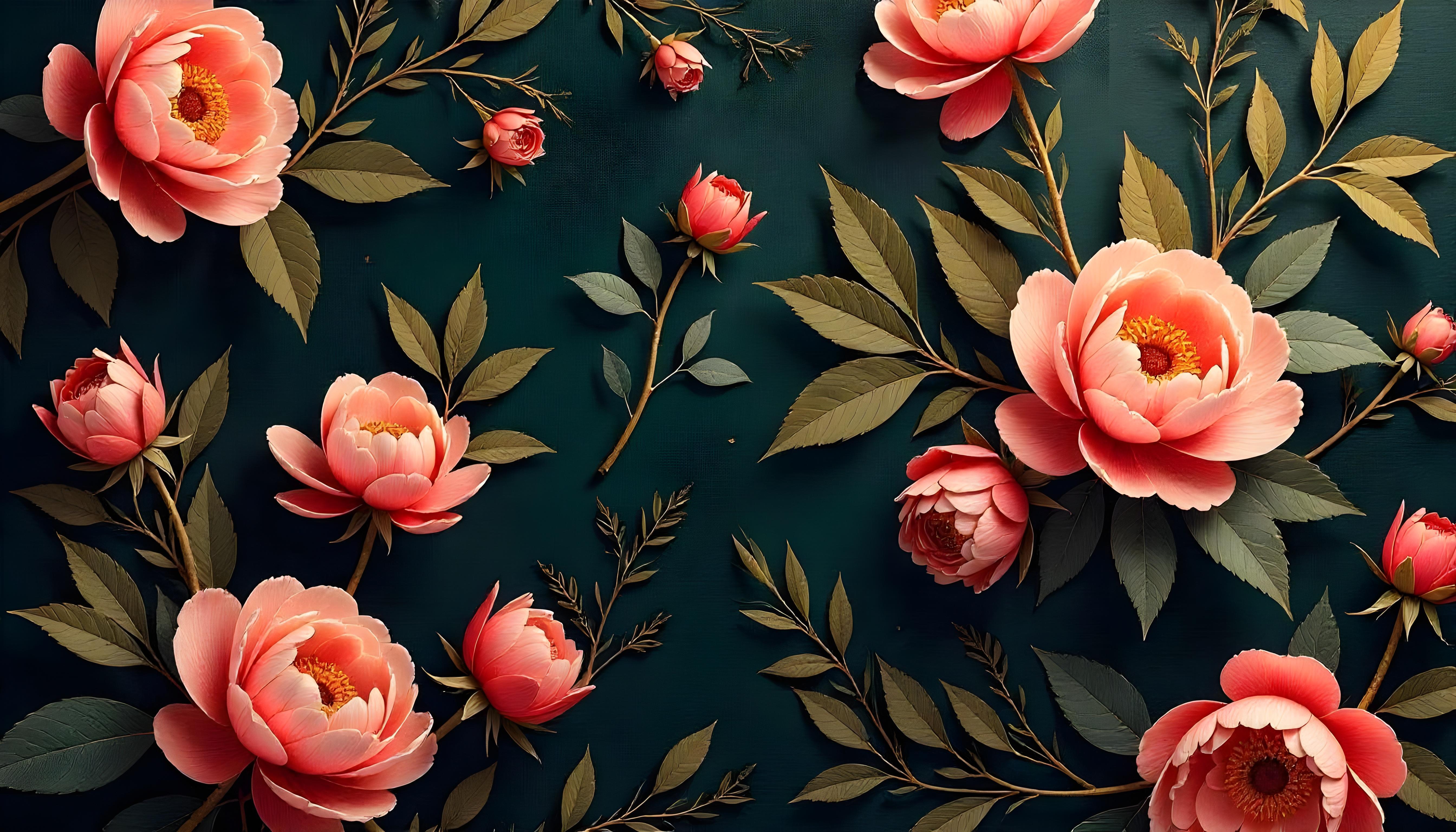 Elegant Decorative Wallpaper and Seamless Pattern Background Collection Design