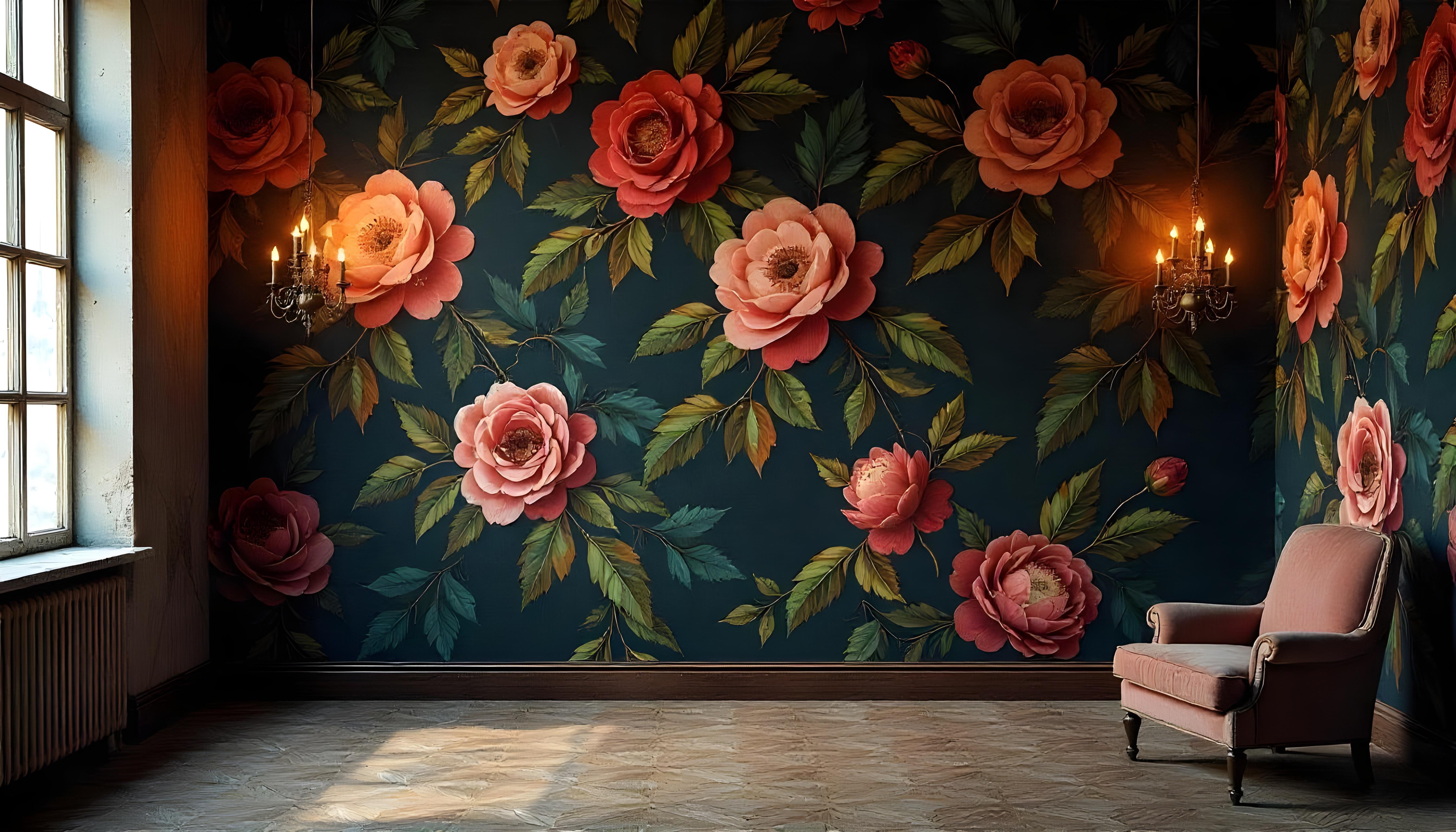 Elegant Decorative Wallpaper and Seamless Pattern Background Collection Design