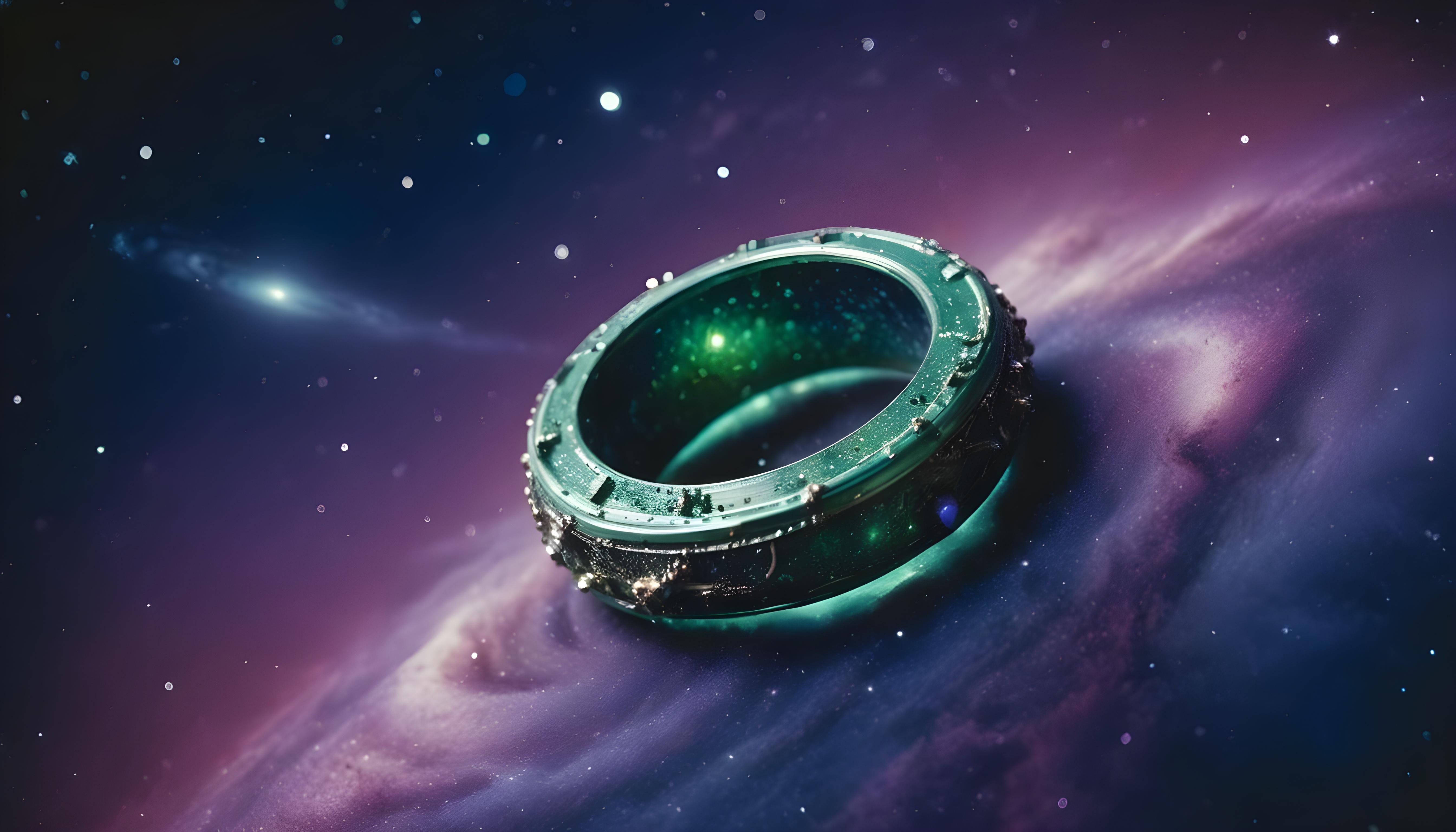 Mesmerizing Spiral Galaxy and Deep Space Nebula Illustration Background