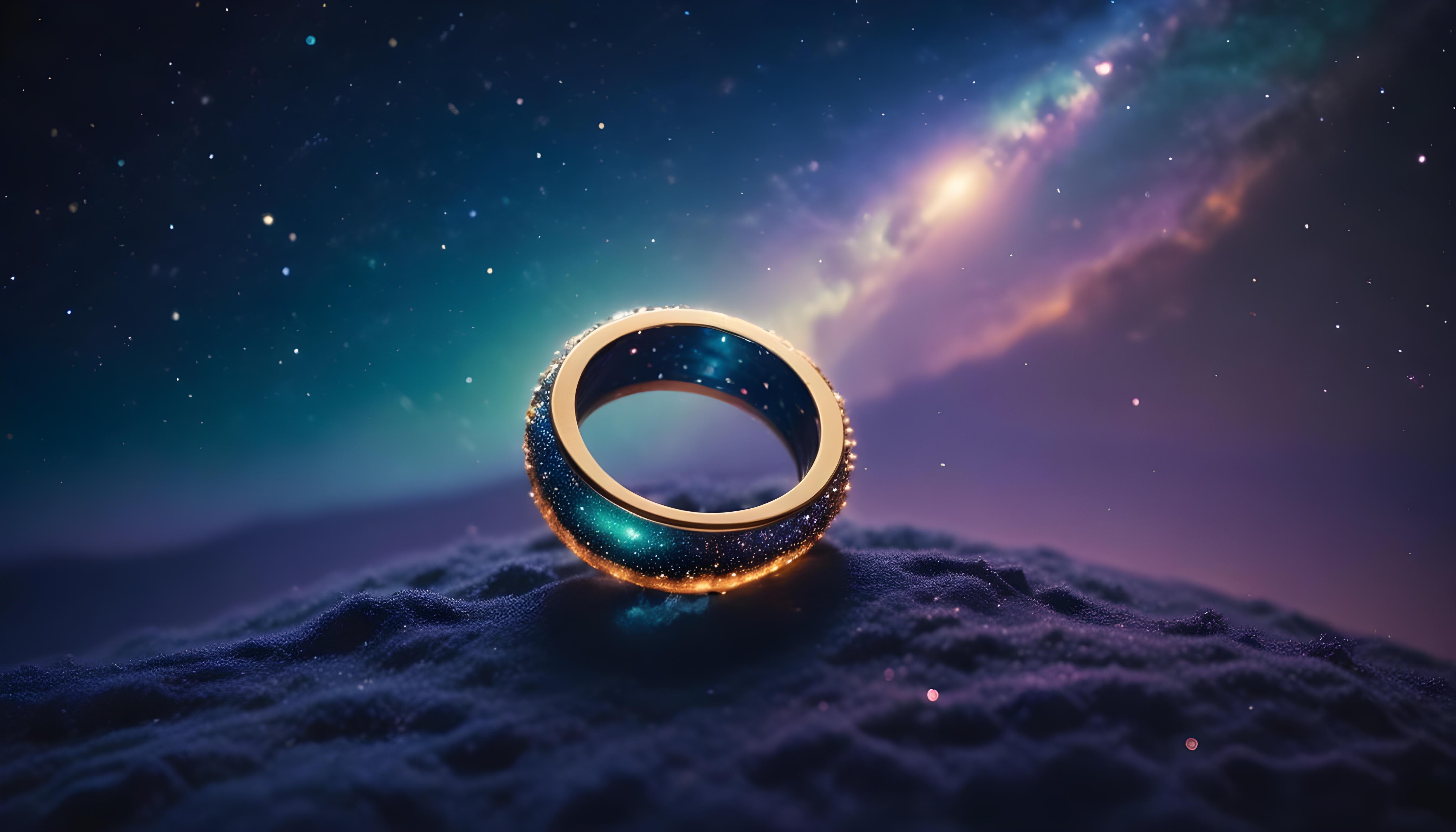 Mesmerizing Spiral Galaxy and Deep Space Nebula Illustration Background