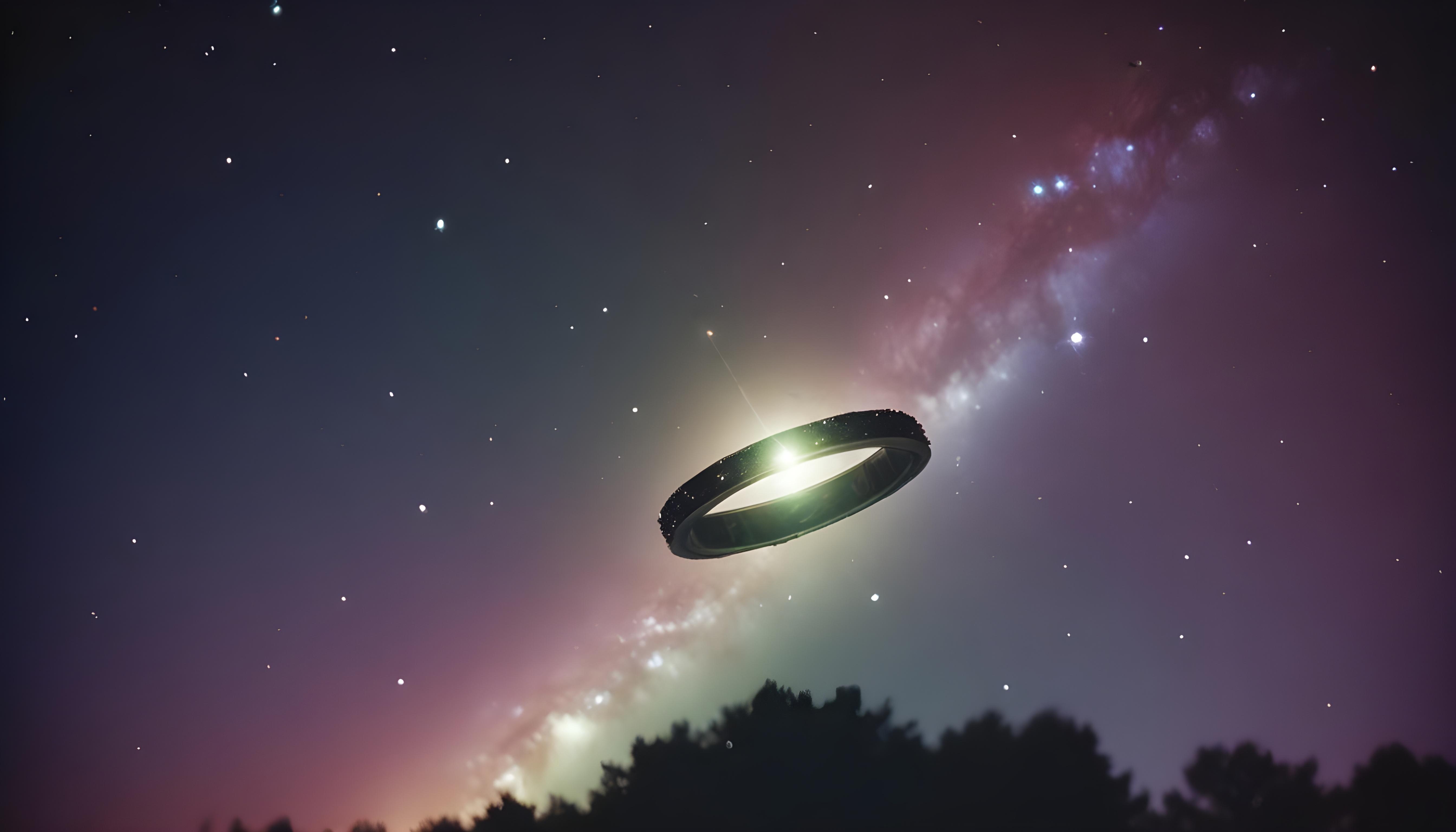 Mesmerizing Spiral Galaxy and Deep Space Nebula Illustration Background