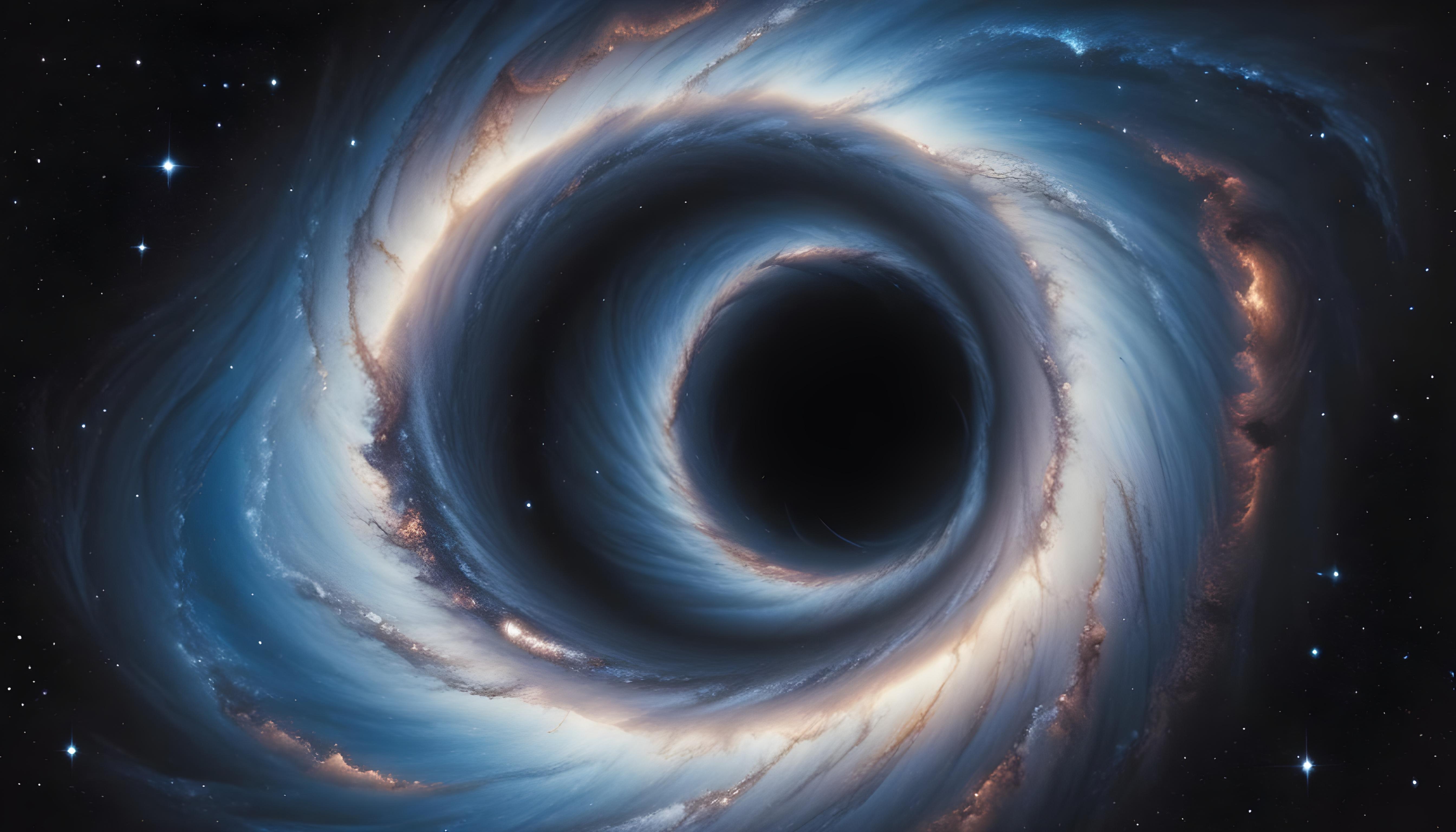 Mesmerizing Spiral Galaxy and Deep Space Nebula Illustration Background