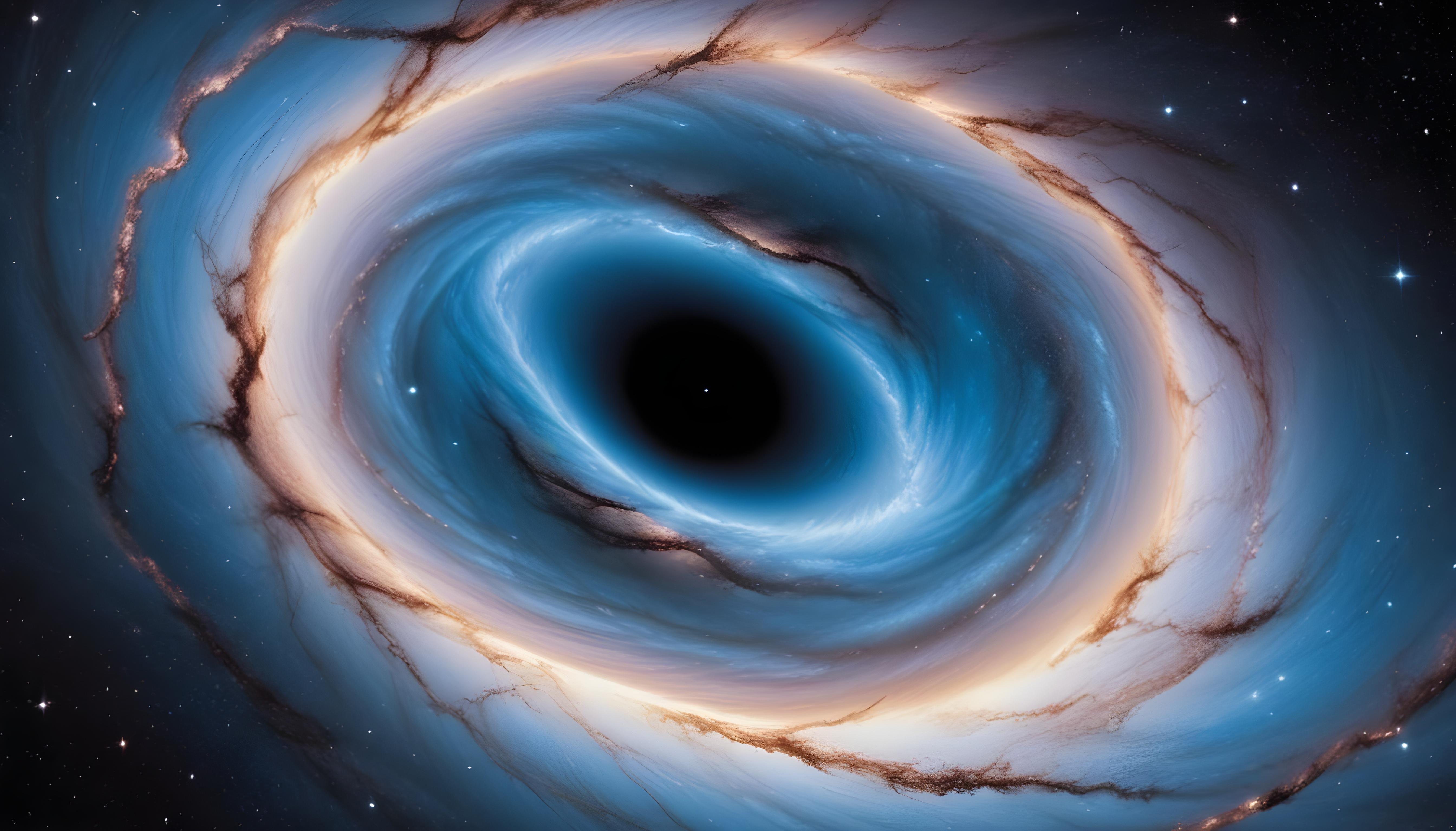 Mesmerizing Spiral Galaxy and Deep Space Nebula Illustration Background