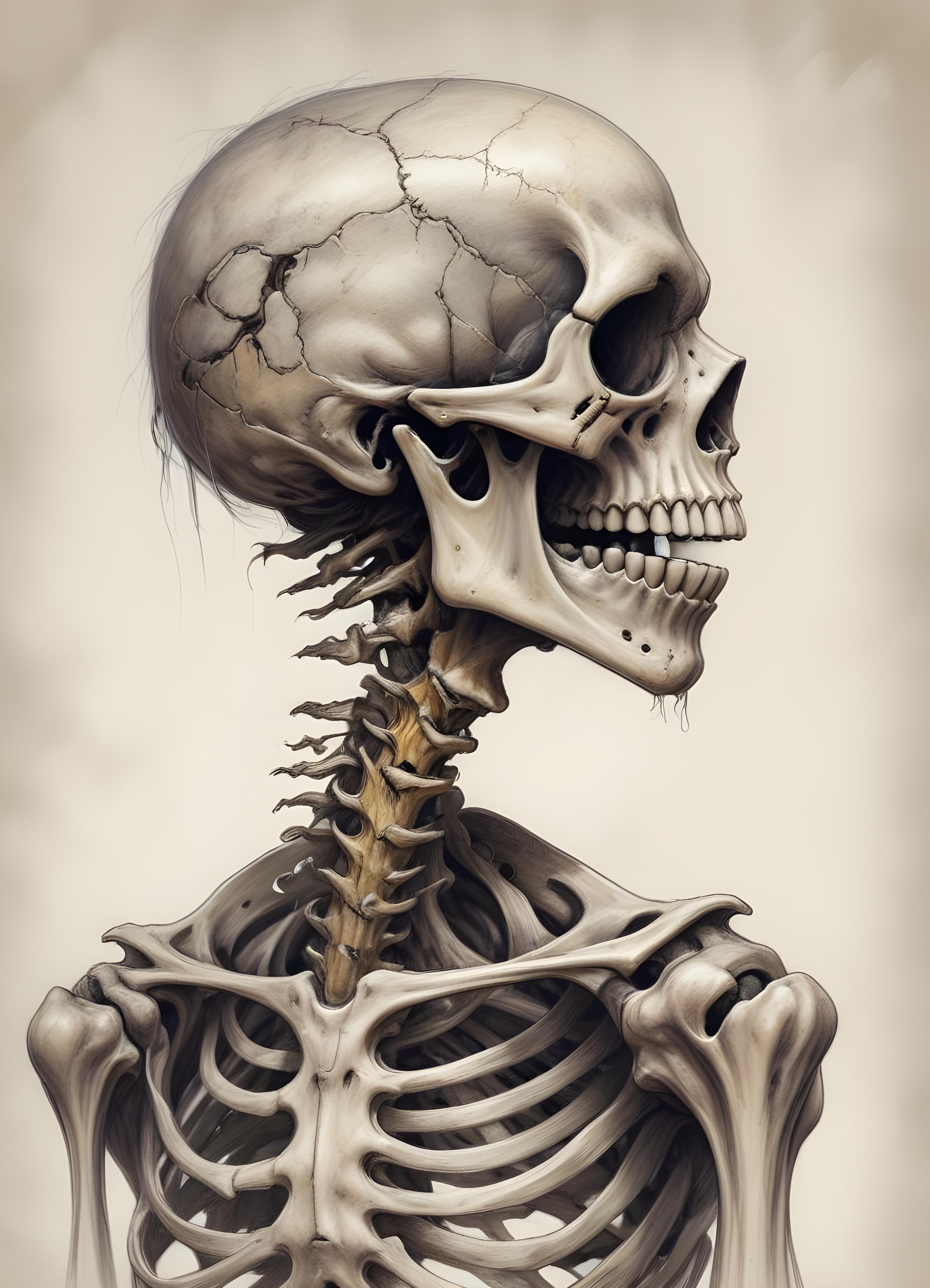 Detailed Zombie and Undead Horror Character Sketch Illustration Artwork