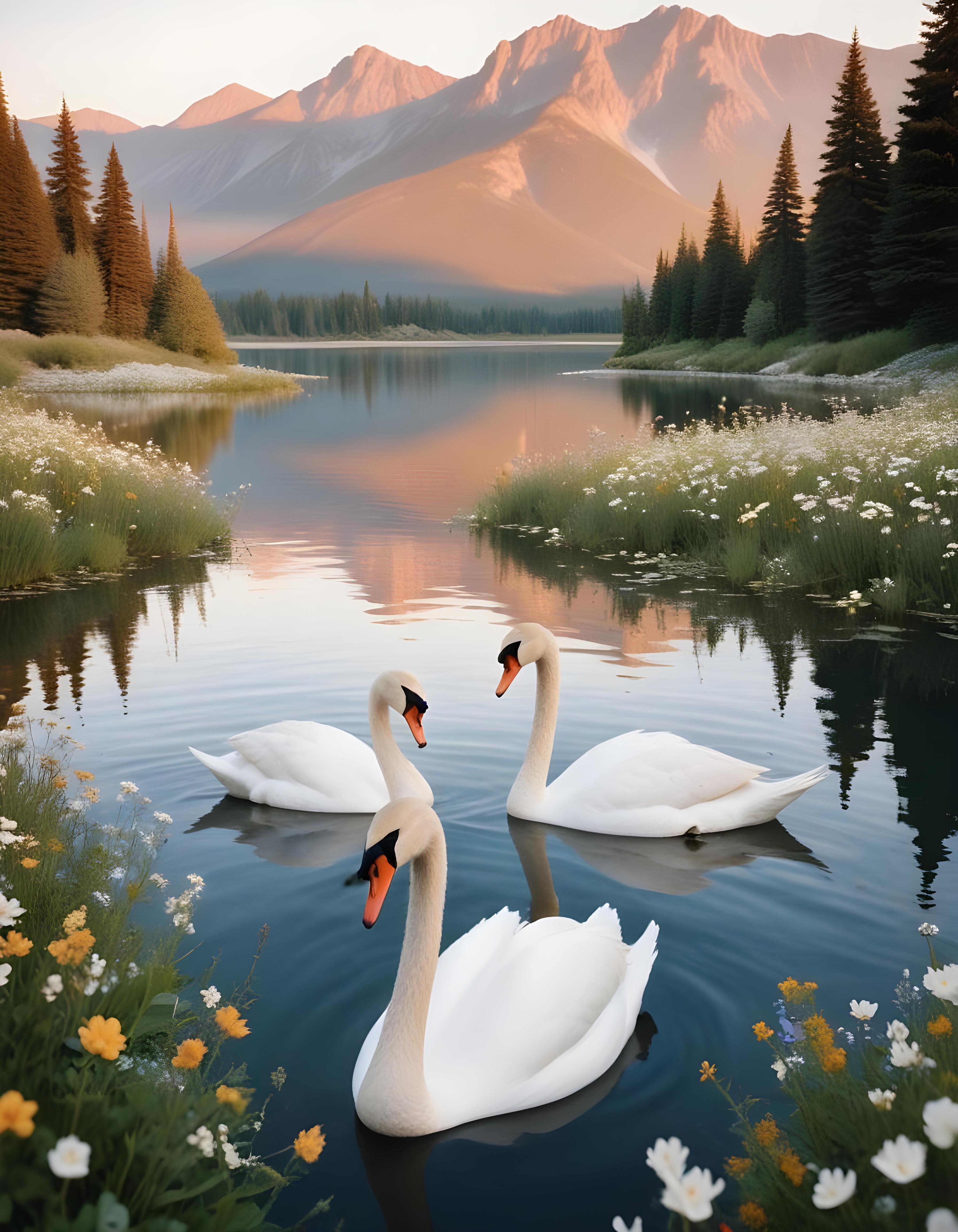 Romantic Couple Walking Together in Nature at Sunset and Moonlight Background