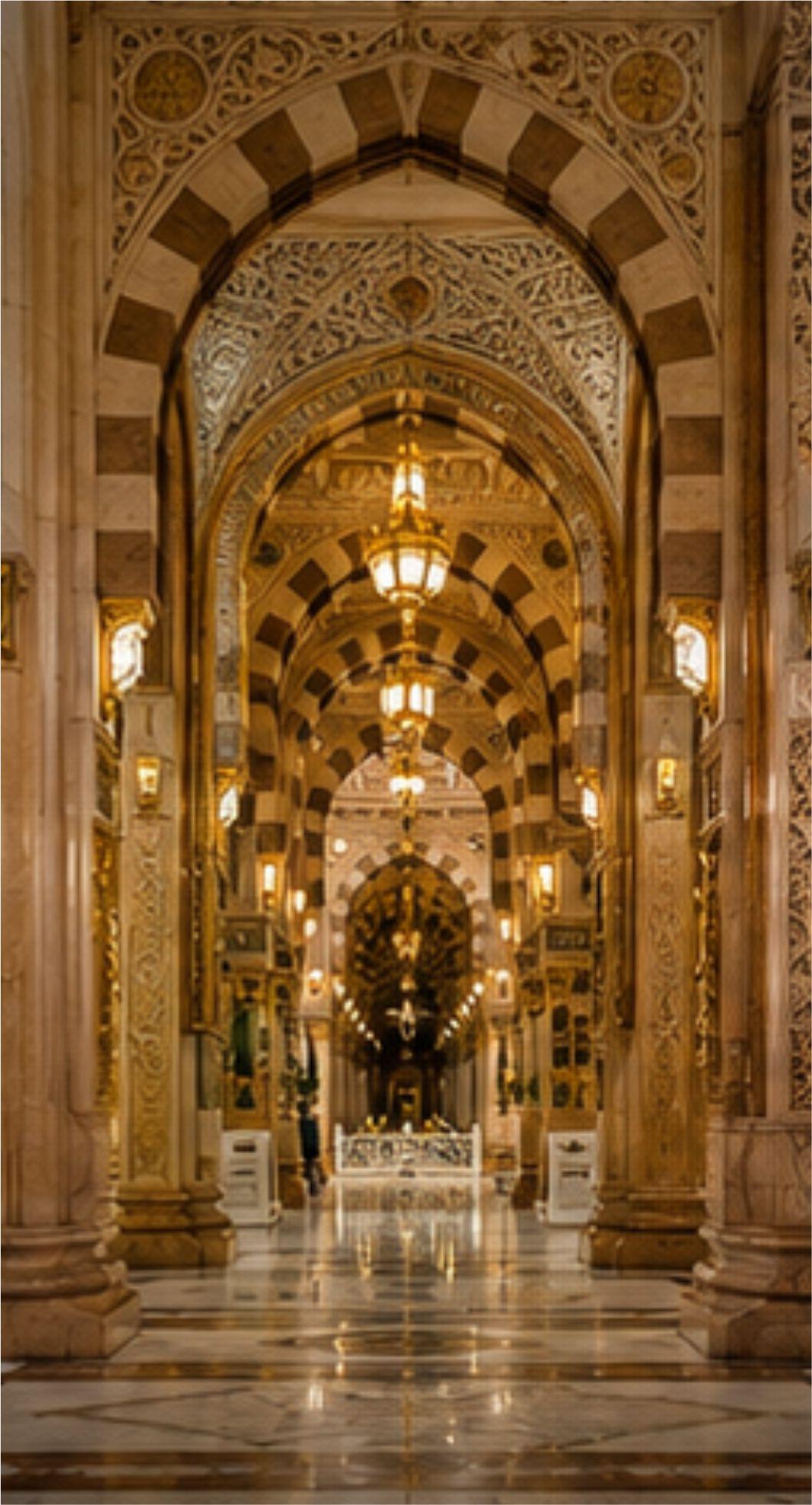 Al Masjid an Nabawi Madina Mosque Islamic Architecture, Free Imaeg Sacred Landmark Photography