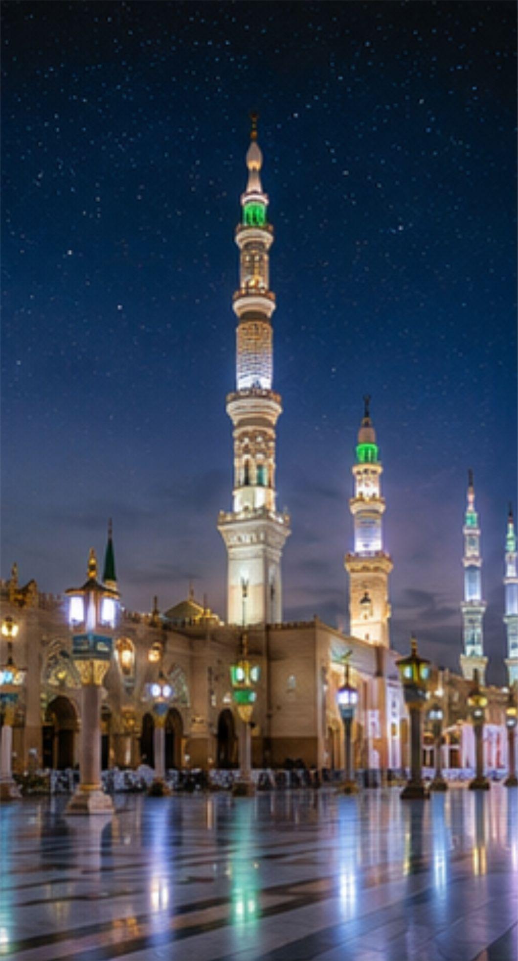 Al Masjid an Nabawi Madina Mosque Islamic Architecture, Free Imaeg Sacred Landmark Photography