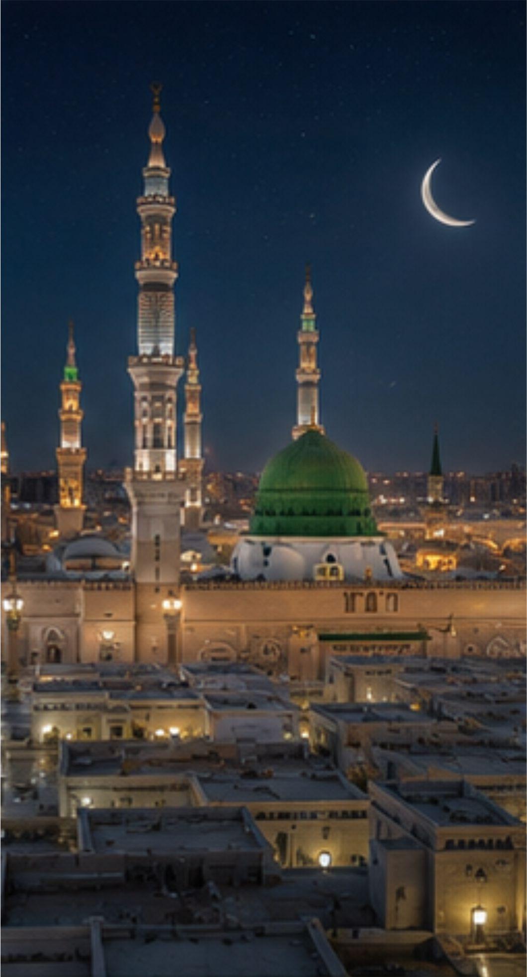 Al Masjid an Nabawi Madina Mosque Islamic Architecture, Free Imaeg Sacred Landmark Photography