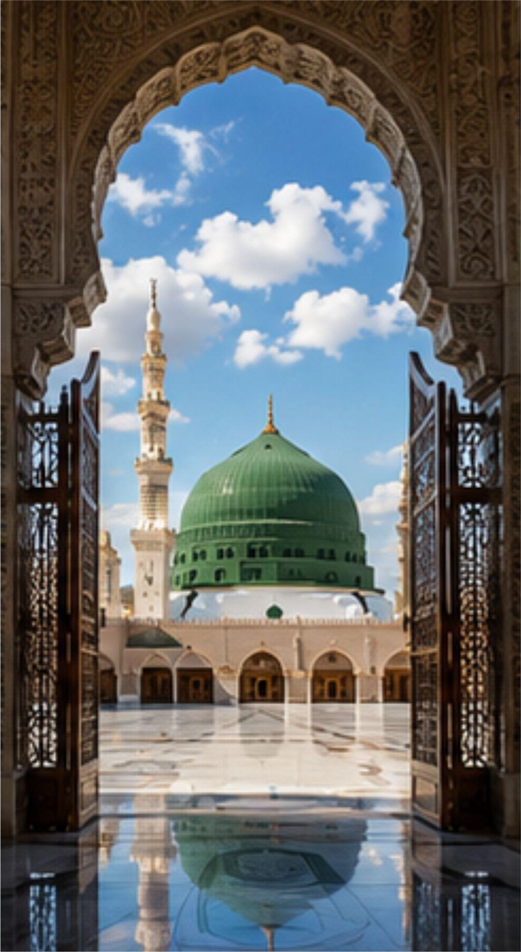Al Masjid an Nabawi Madina Mosque Islamic Architecture, Free Imaeg Sacred Landmark Photography