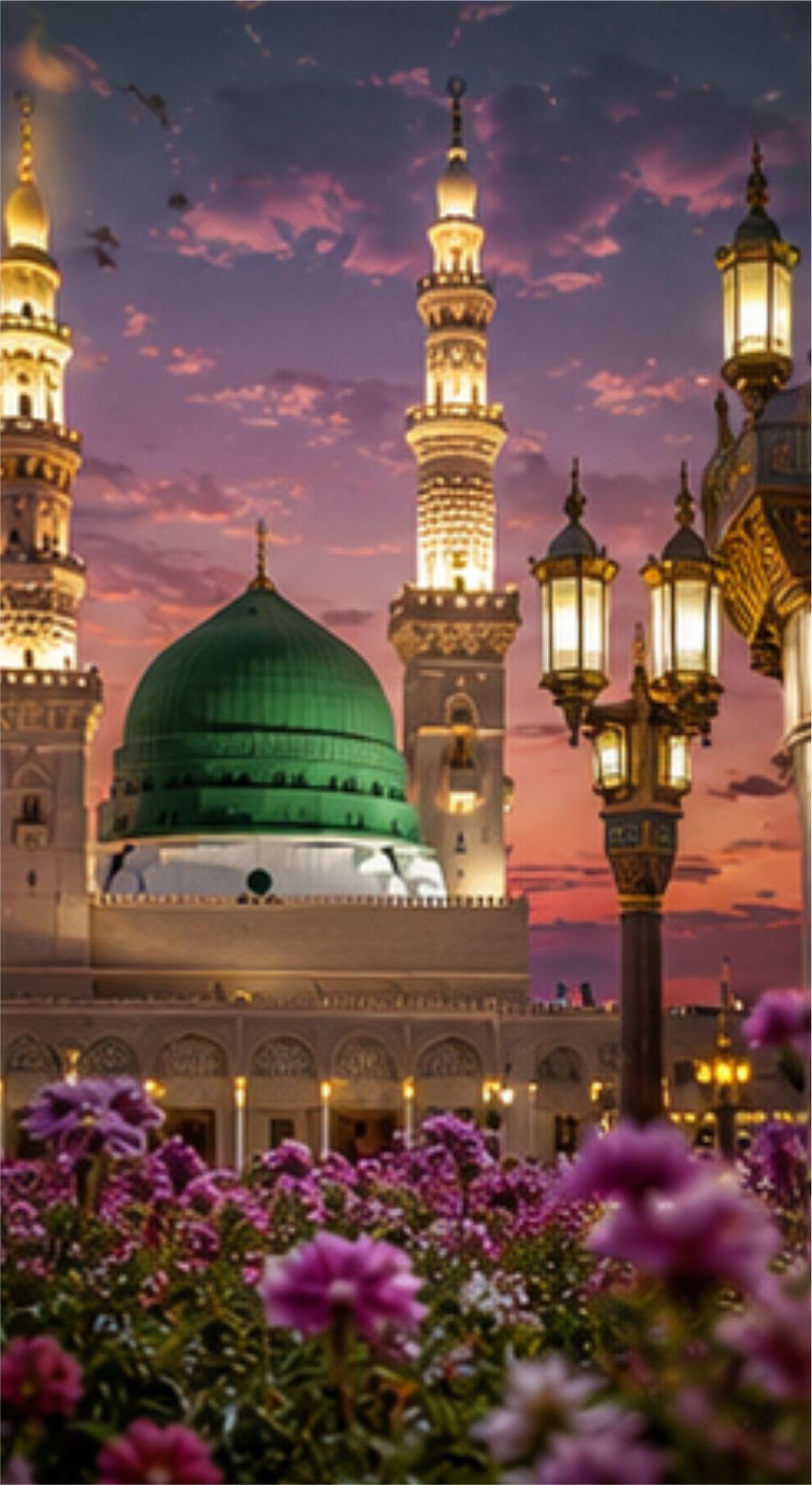 Al Masjid an Nabawi Madina Mosque Islamic Architecture, Free Imaeg Sacred Landmark Photography
