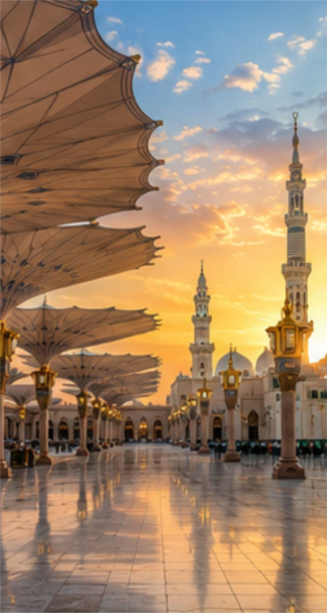 Al Masjid an Nabawi Madina Mosque Islamic Architecture, Free Imaeg Sacred Landmark Photography