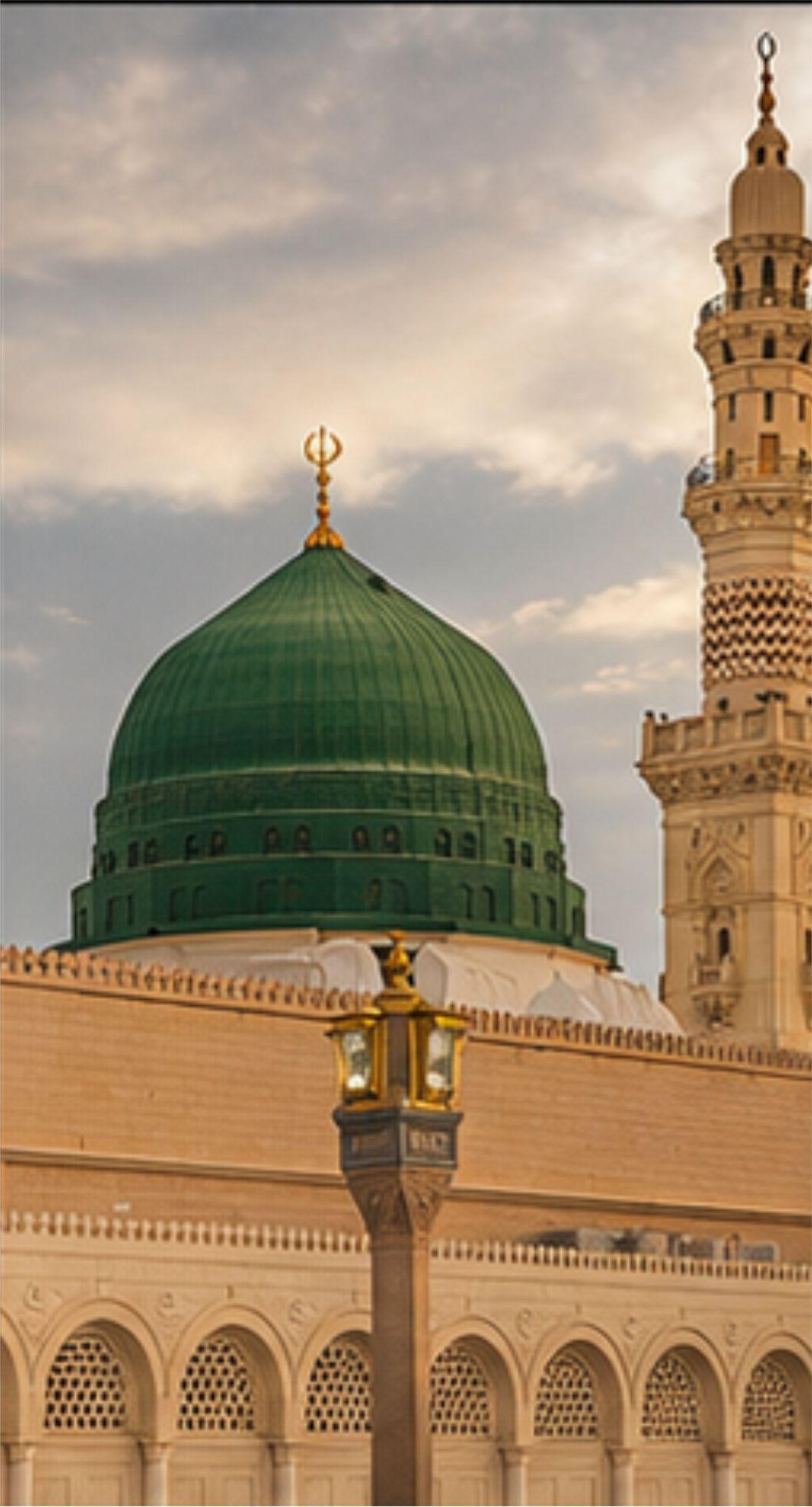 Al Masjid an Nabawi Madina Mosque Islamic Architecture, Free Imaeg Sacred Landmark Photography