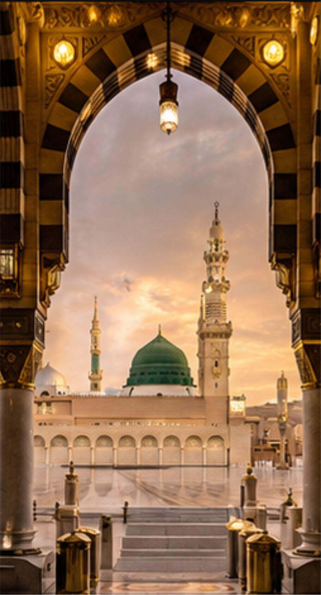 Al Masjid an Nabawi Madina Mosque Islamic Architecture, Free Imaeg Sacred Landmark Photography
