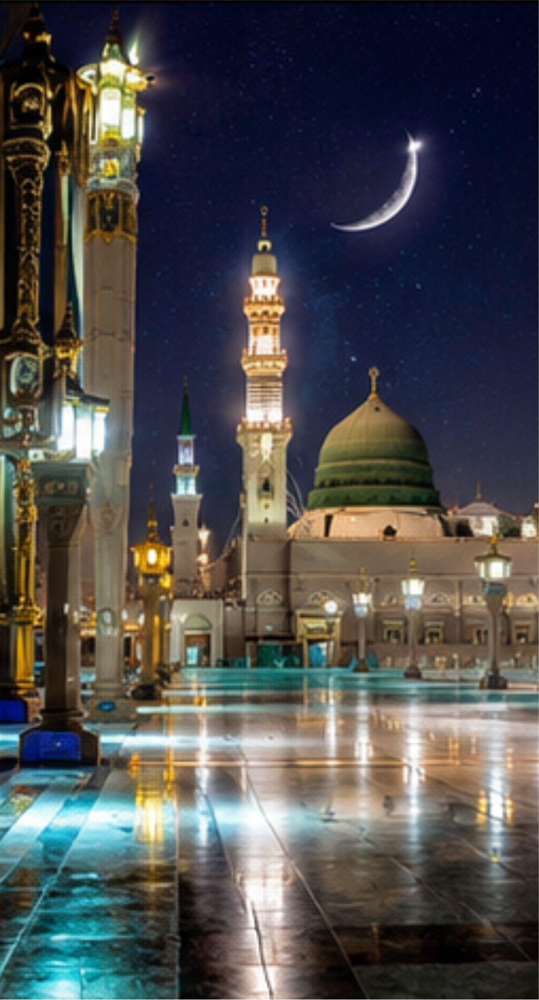Al Masjid an Nabawi Madina Mosque Islamic Architecture, Free Imaeg Sacred Landmark Photography