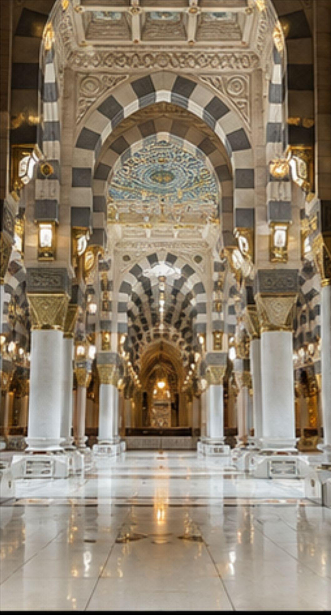 Al Masjid an Nabawi Madina Mosque Islamic Architecture, Free Imaeg Sacred Landmark Photography