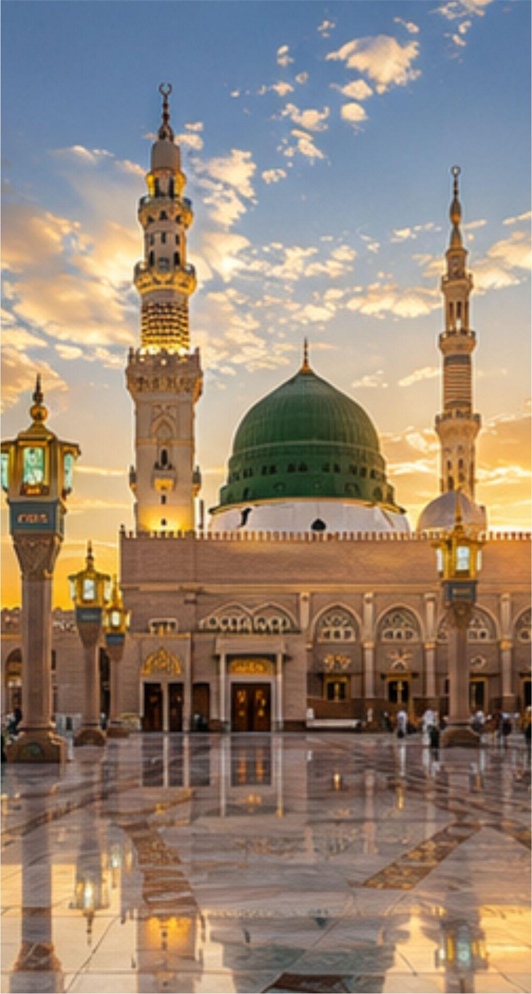 Al Masjid an Nabawi Madina Mosque Islamic Architecture, Free Imaeg Sacred Landmark Photography