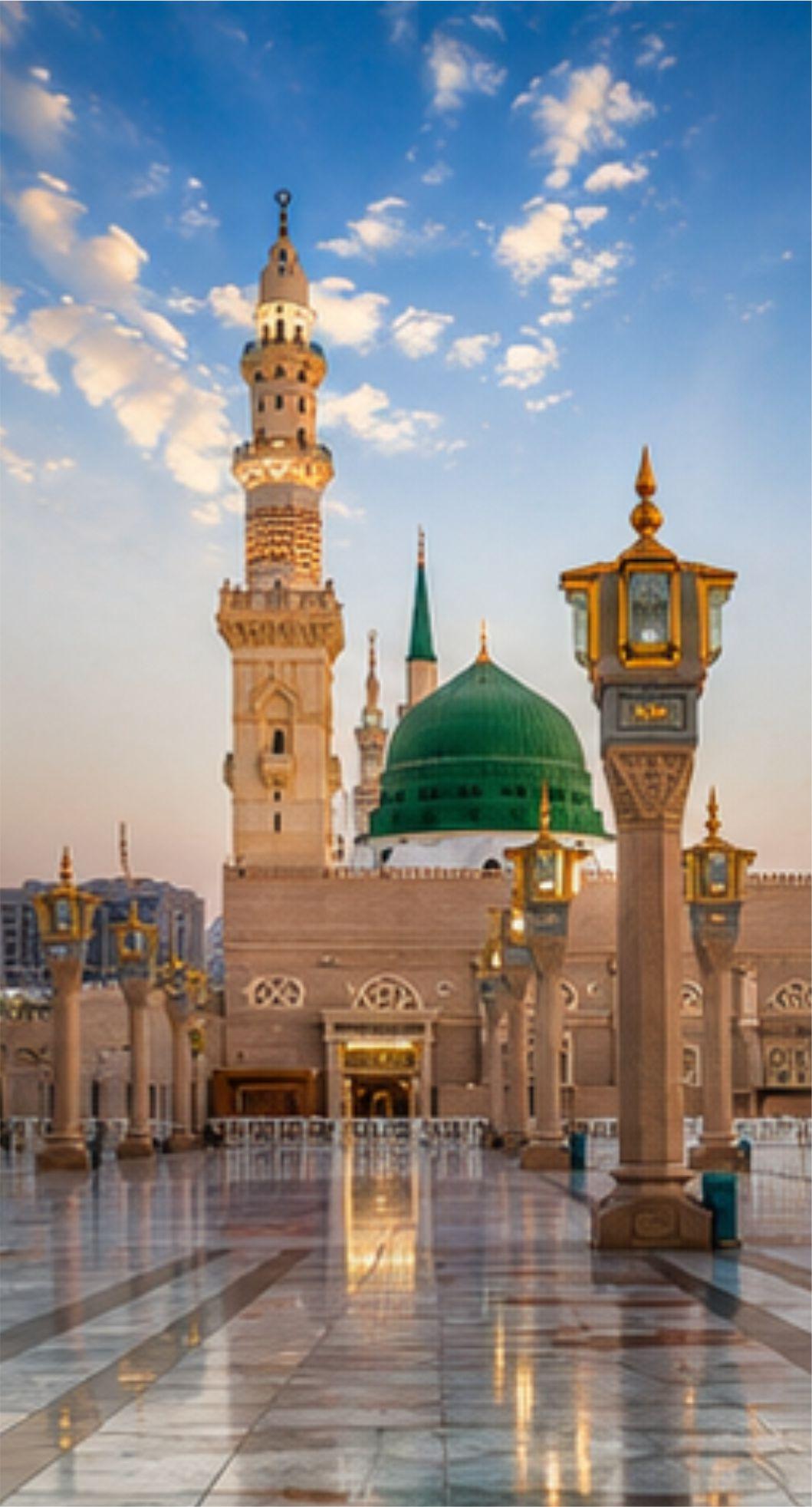 Al Masjid an Nabawi Madina Mosque Islamic Architecture, Free Imaeg Sacred Landmark Photography