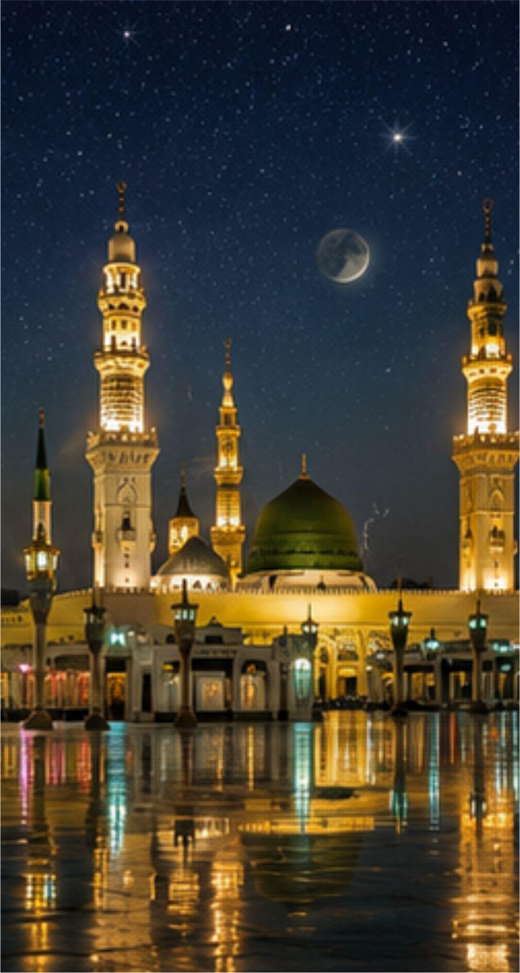 Al Masjid an Nabawi Madina Mosque Islamic Architecture, Free Imaeg Sacred Landmark Photography