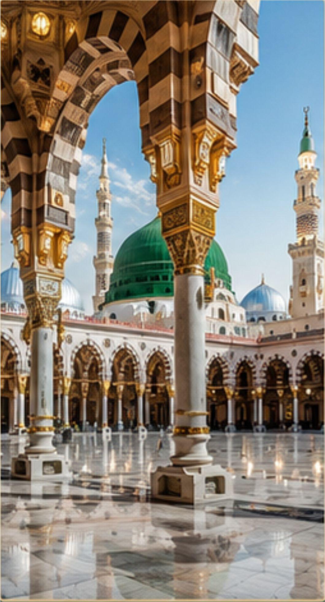 Prophet's Mosque Madina Islamic Landmark, Free Image Al Masjid an Nabawi Architecture Photography
