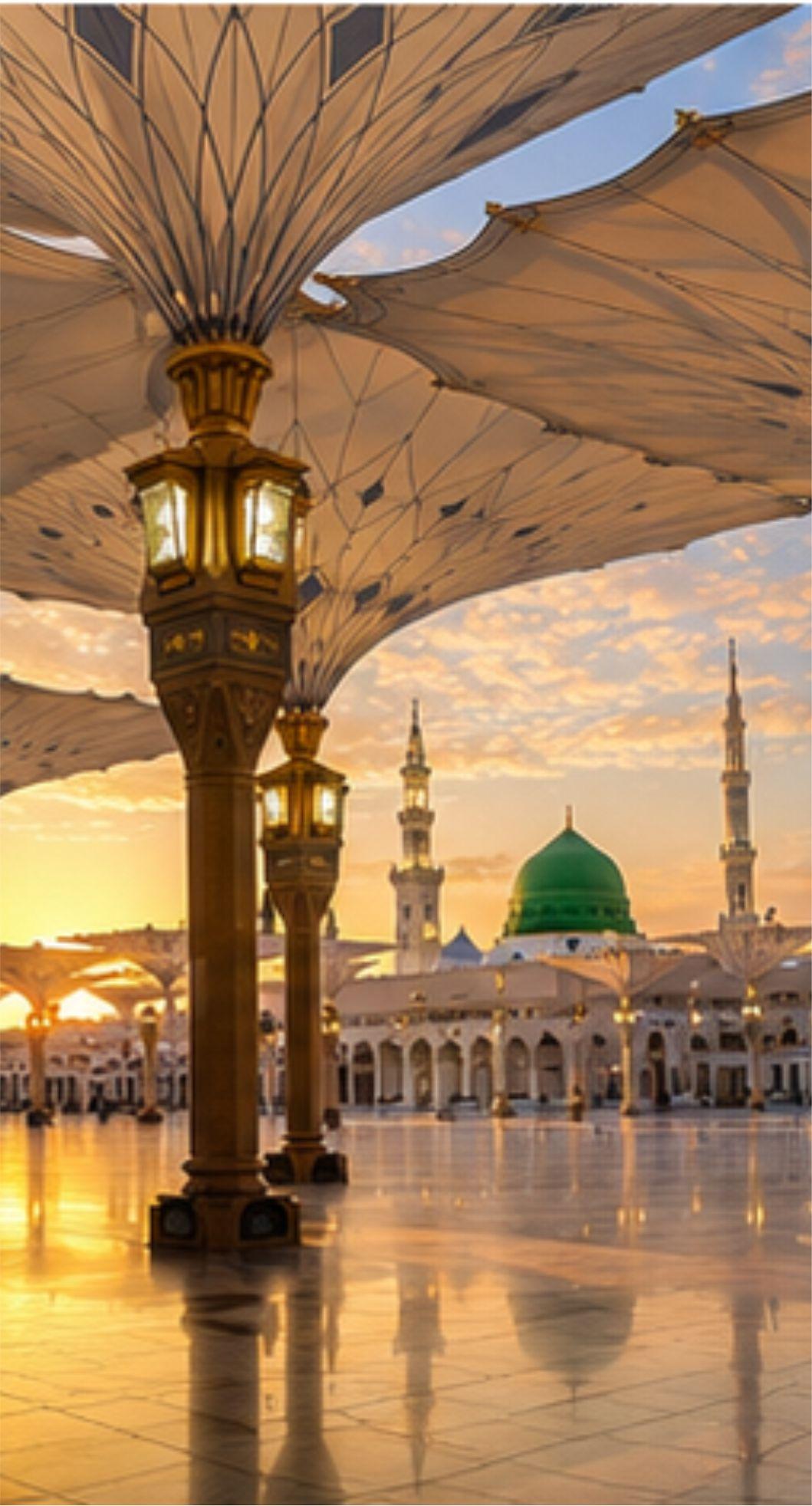 Prophet's Mosque Madina Islamic Landmark, Free Image Al Masjid an Nabawi Architecture Photography