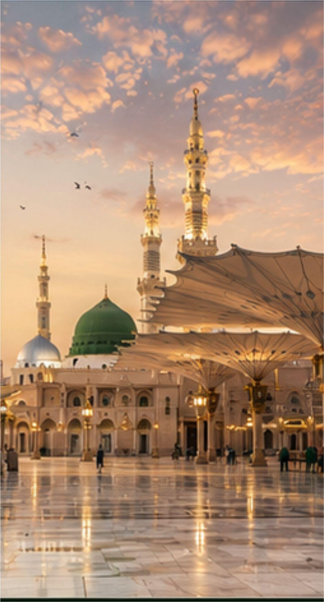 Prophet's Mosque Madina Islamic Landmark, Free Image Al Masjid an Nabawi Architecture Photography