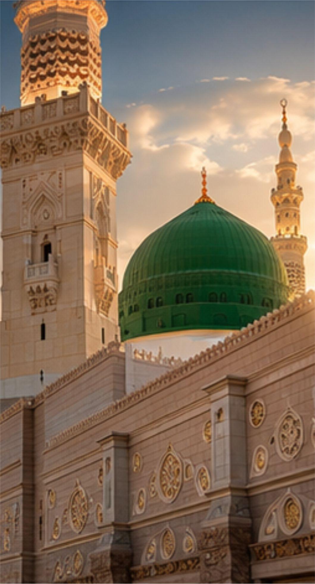 Prophet's Mosque Madina Islamic Landmark, Free Image Al Masjid an Nabawi Architecture Photography