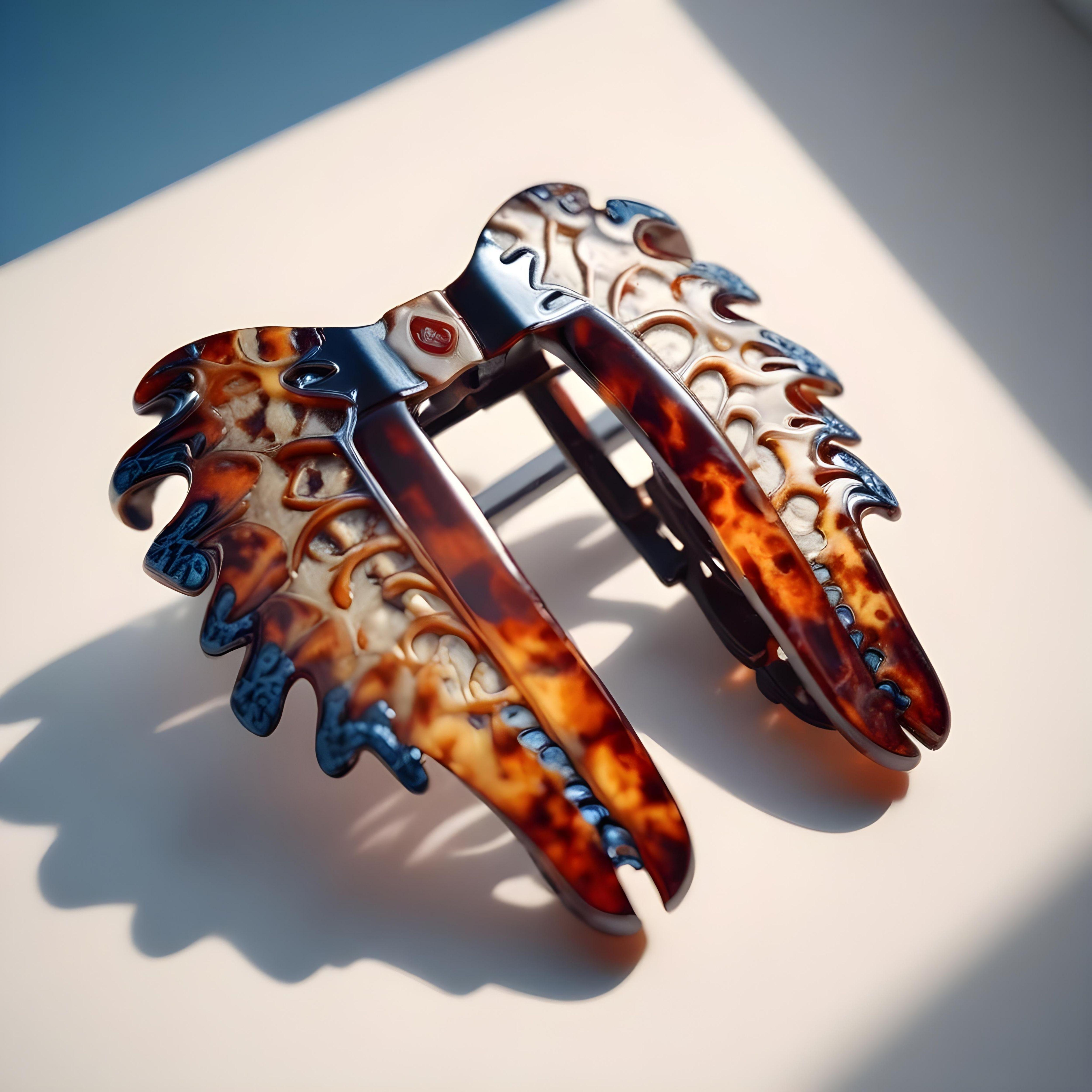Elegant Decorative Hair Accessories and Luxury Jewelry Elements Isolated Background