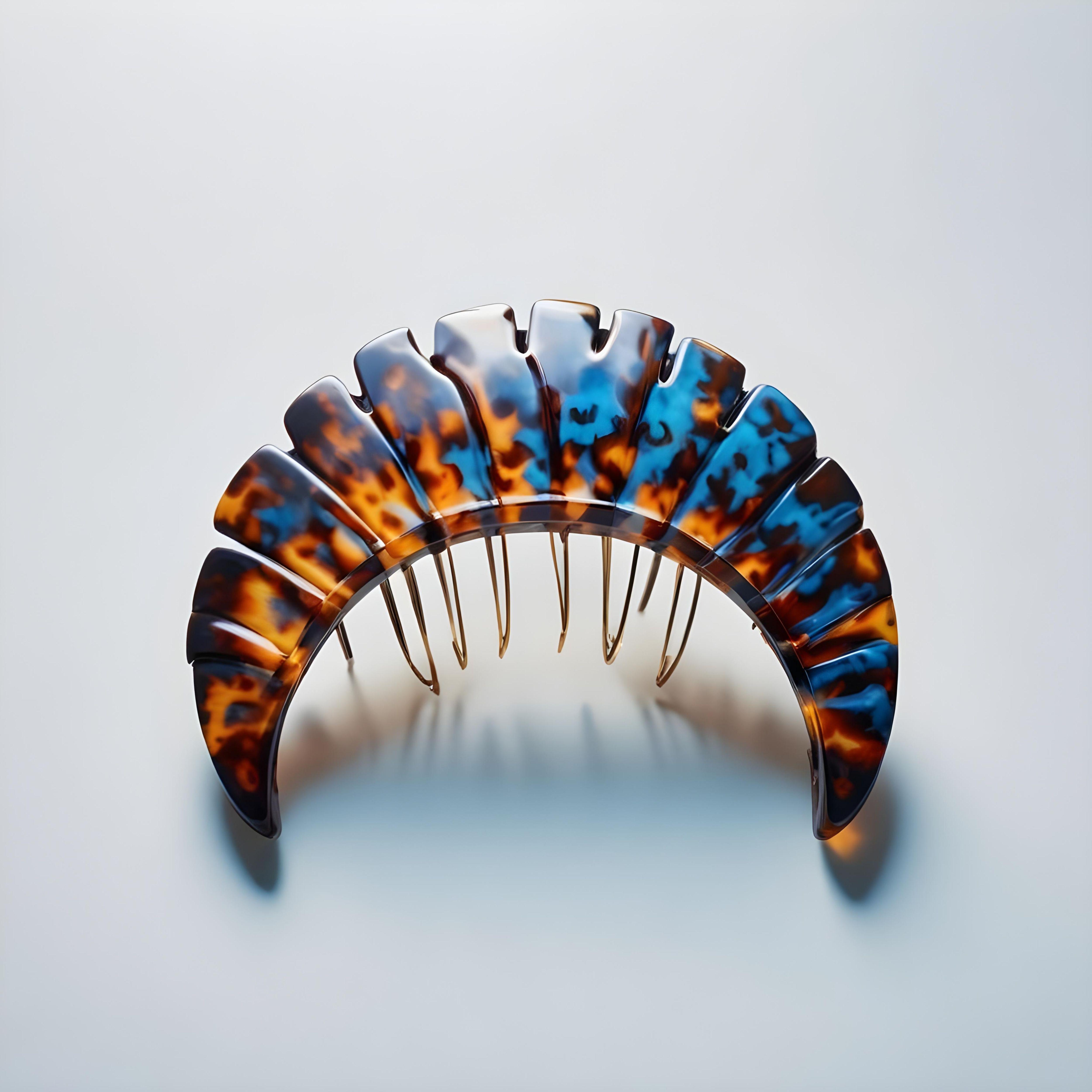 Elegant Decorative Hair Accessories and Luxury Jewelry Elements Isolated Background