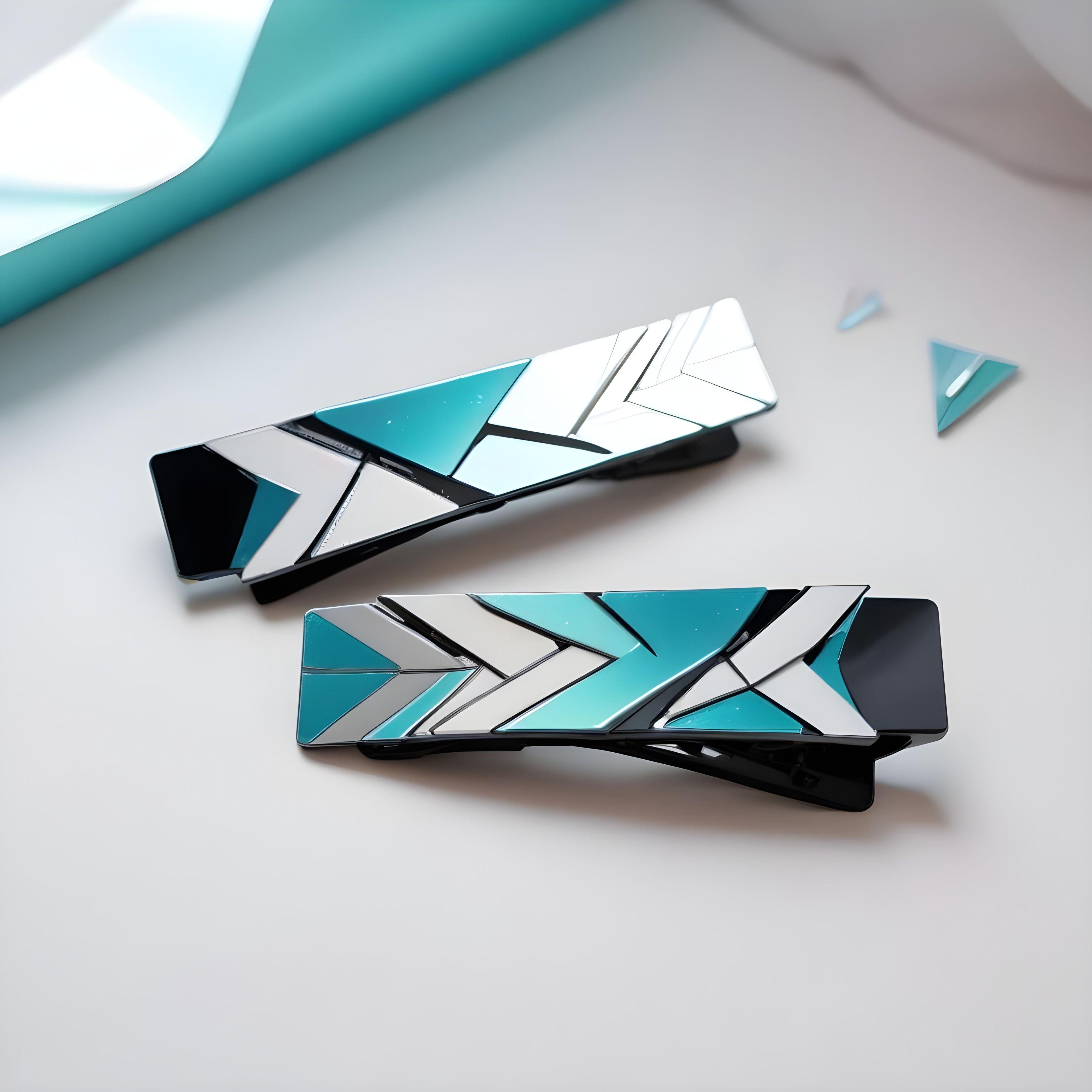 Elegant Decorative Hair Accessories and Luxury Jewelry Elements Isolated Background