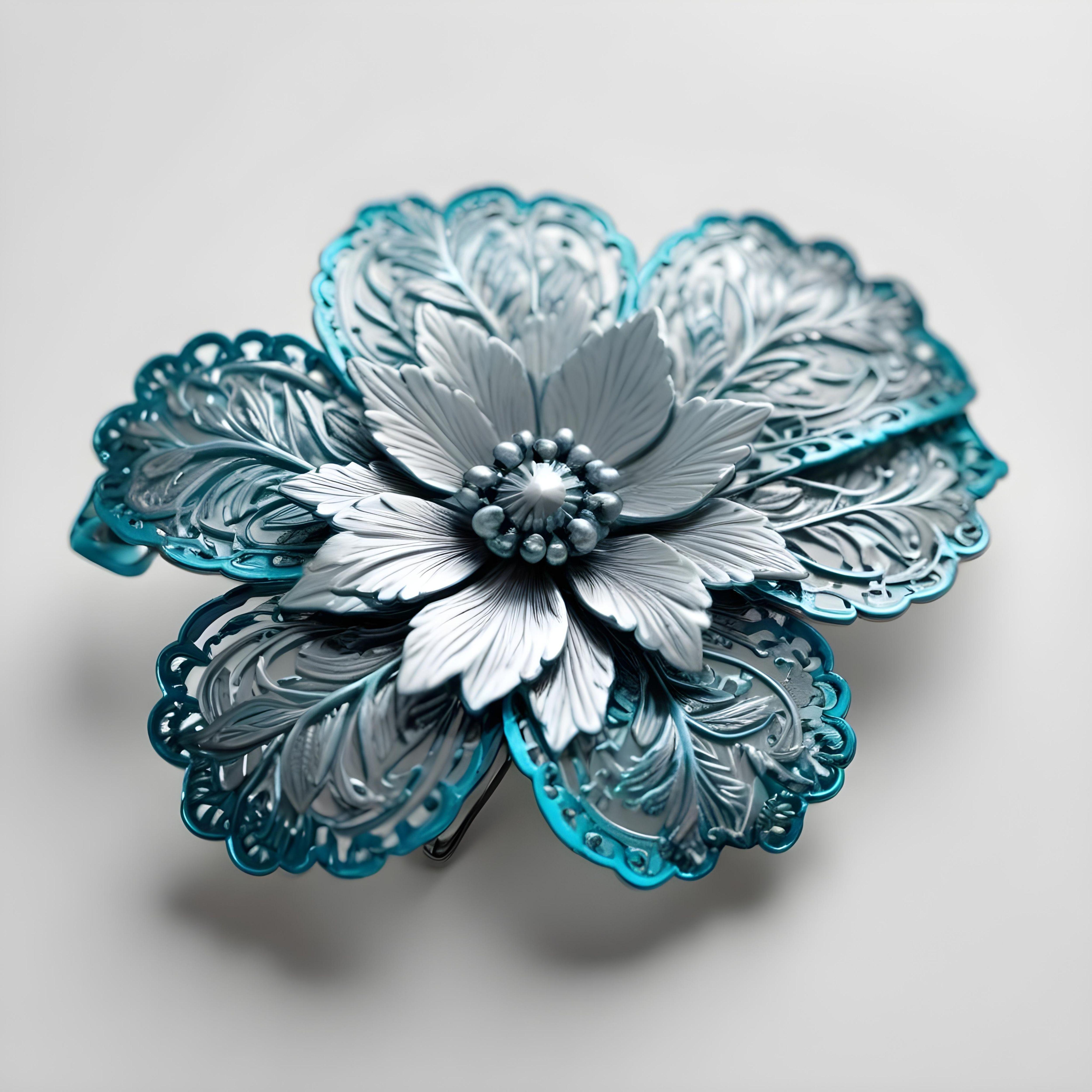 Elegant Decorative Hair Accessories and Luxury Jewelry Elements Isolated Background