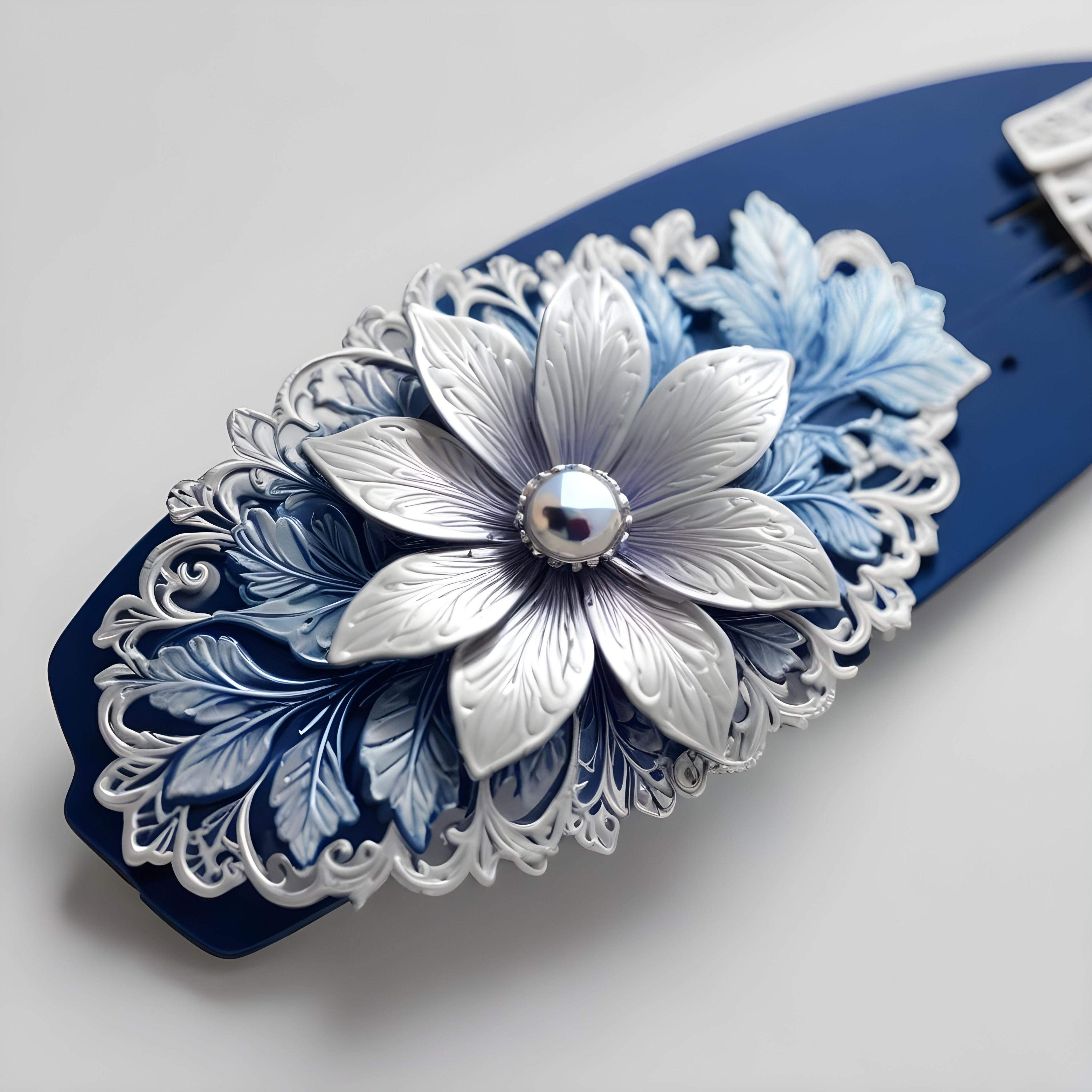 Elegant Decorative Hair Accessories and Luxury Jewelry Elements Isolated Background