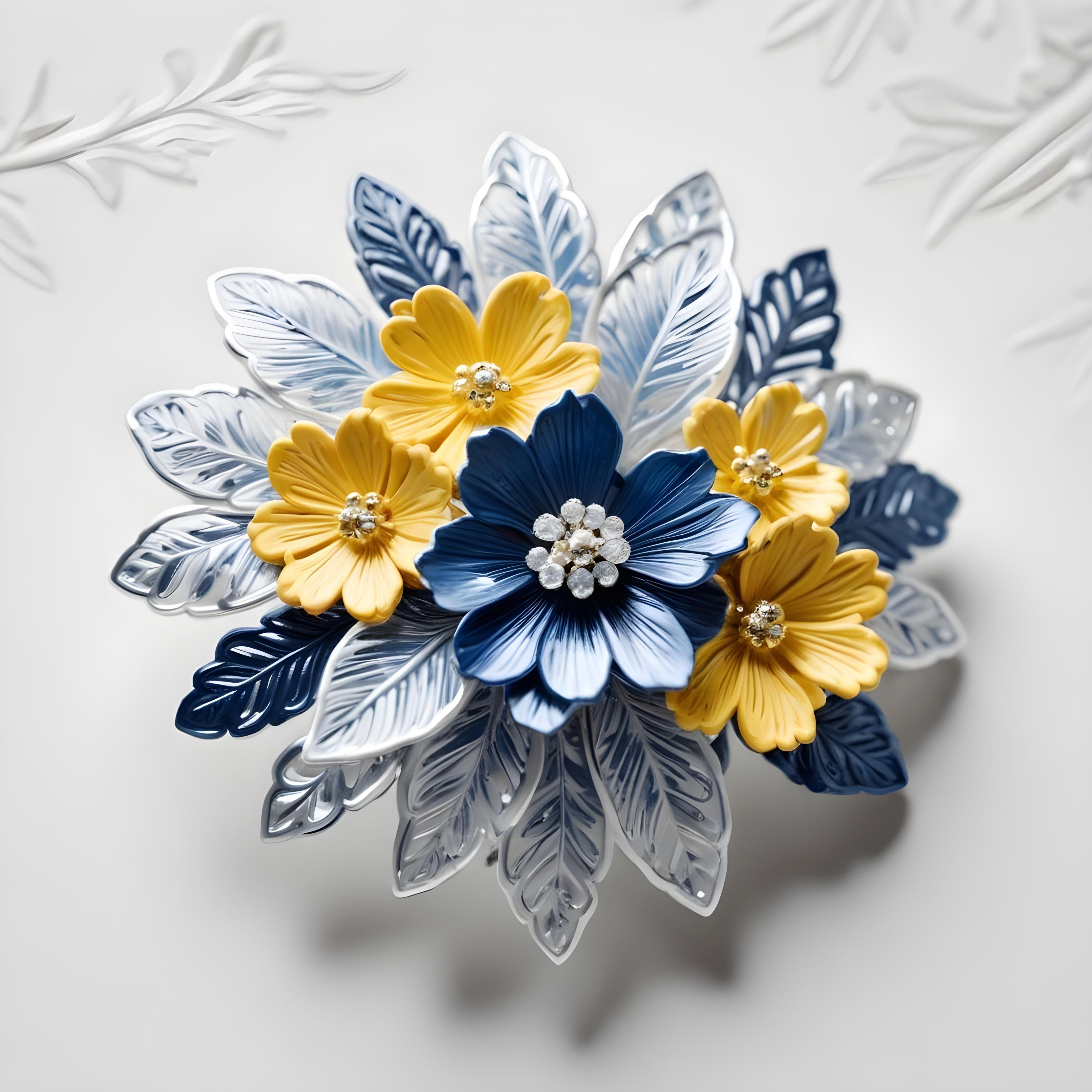 Elegant Decorative Hair Accessories and Luxury Jewelry Elements Isolated Background