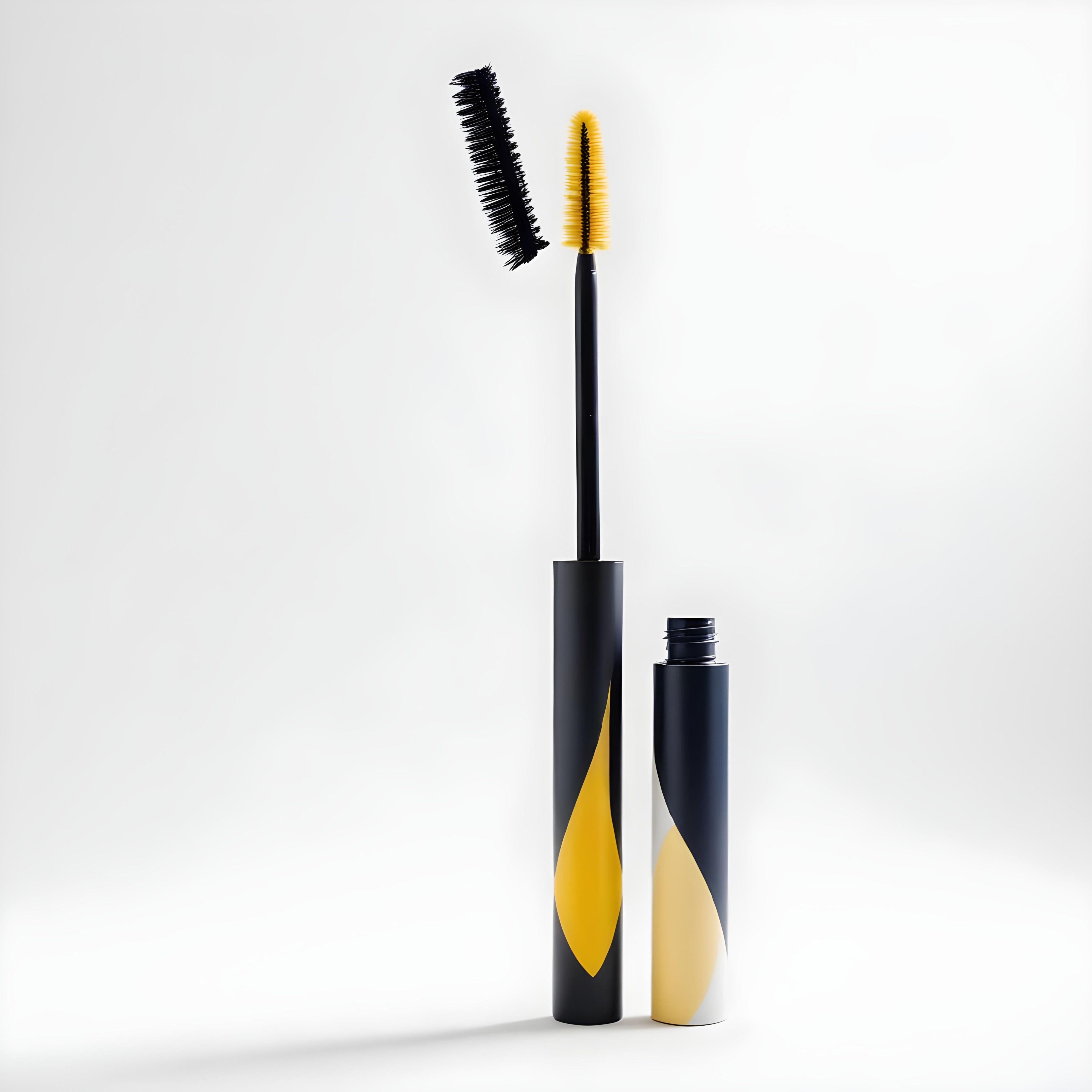 Premium Mascara Cosmetic Product Mockup with Professional Beauty Packaging