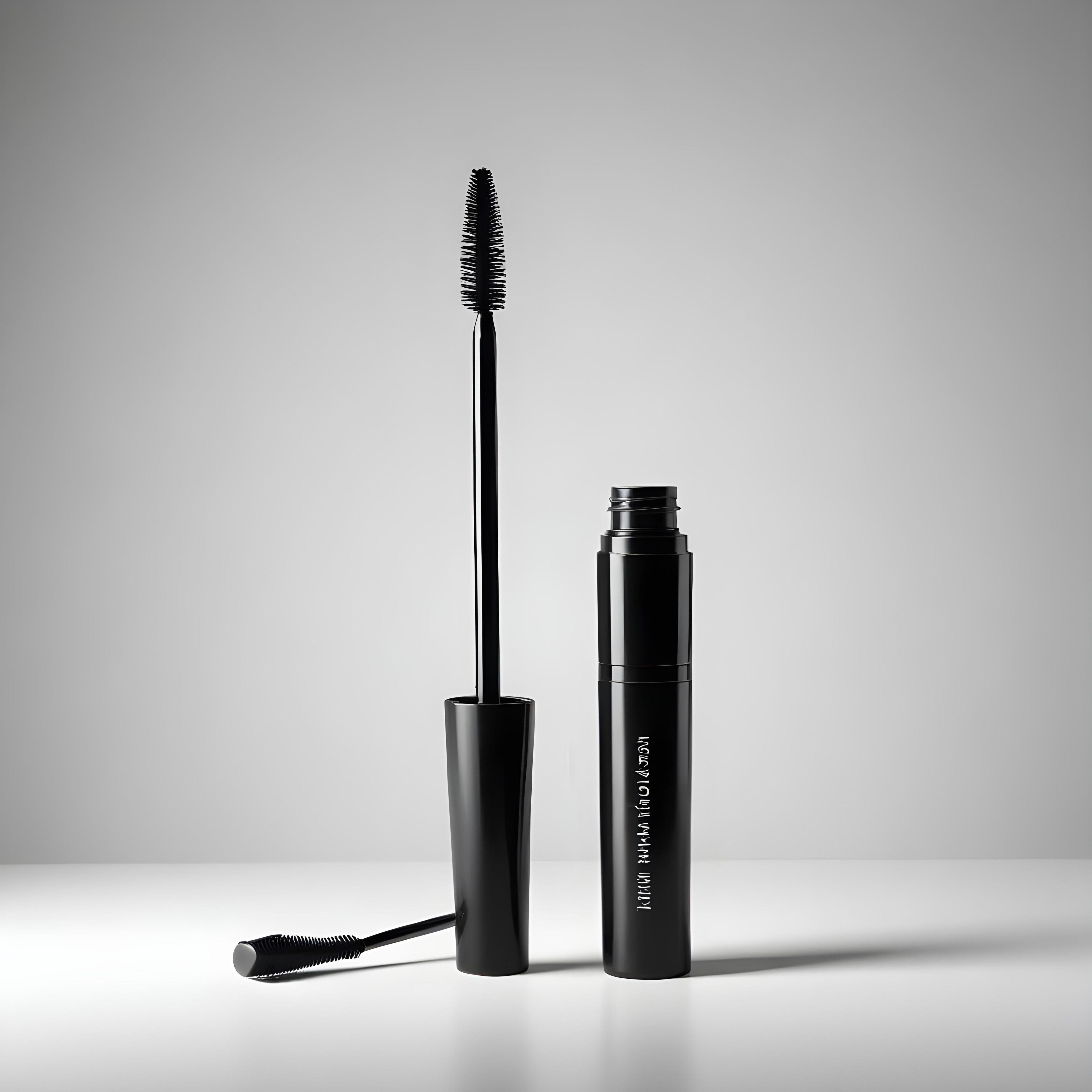 Premium Mascara Cosmetic Product Mockup with Professional Beauty Packaging