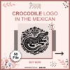 Crocodile Logo in the Mexican Style – SVG & CDR 50 File