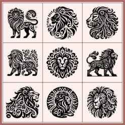 LION Logo in the Mexican Style – SVG & CDR 35 File